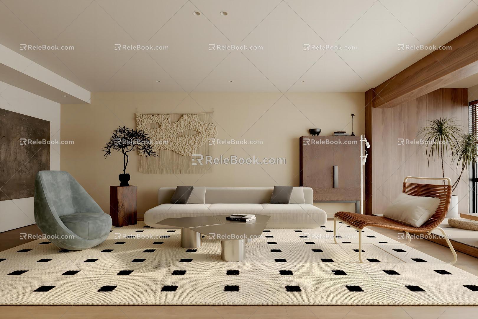 Living room 3d model