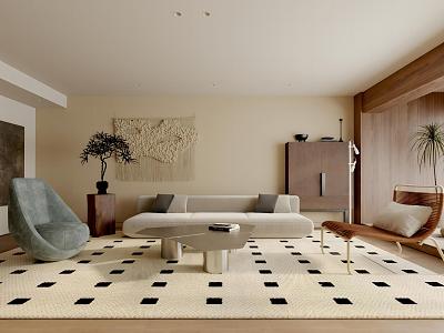 Living room 3d model