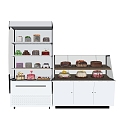 Modern Cake Display Cabinet Freezer 3d model