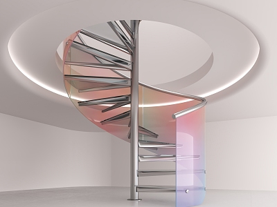 revolving staircase 3d model