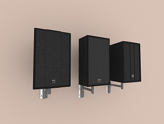 wall-mounted speaker 3d model