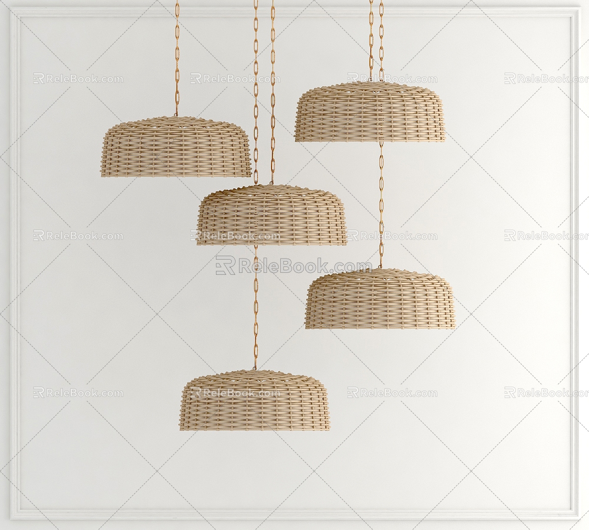 Chandelier Chinese Chandelier Vine Chandelier Bamboo Chandelier 3d model