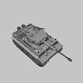 E-Tiger Tank 3d model