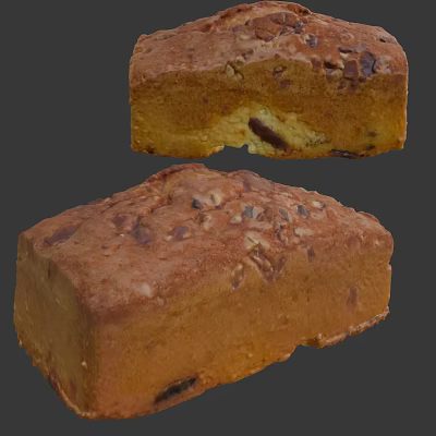 Bread Cake 3d model