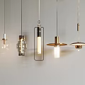 Modern Pendant Lights With Various Glass And Metal Designs For Interior Decor