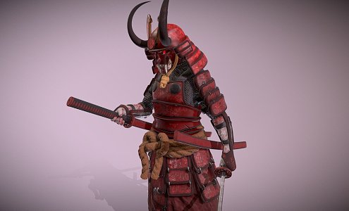 Weapon Samurai 3d model