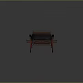 Antique Horse Carriage With Red Seats Red Wheels And Black Body