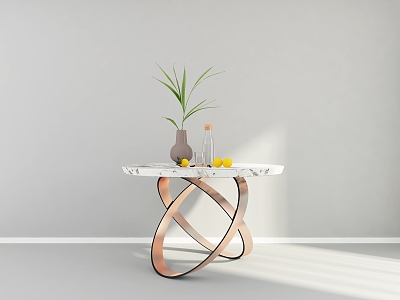 Modern dining table model