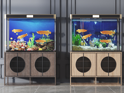 New Chinese Fish Tank Fish Tank Aquarium Combination model