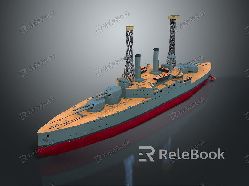 Modern Warship Ship Ship Warship model