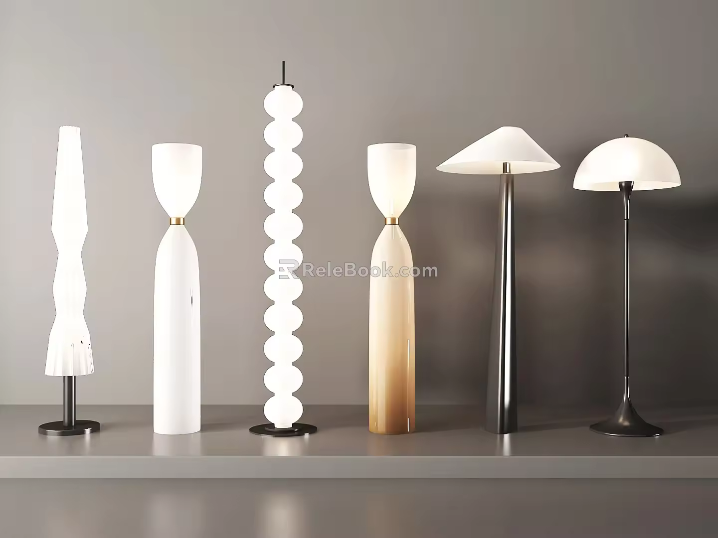 Modern floor lamp American floor lamp hoist string floor lamp bedside floor lamp bedroom floor lamp atmosphere lamp 3d model