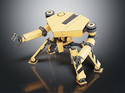 Industrial LOFT robot 3d model