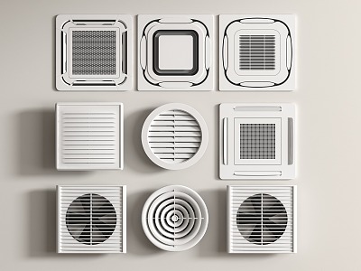 ceiling air conditioner 3d model