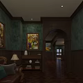 Traditional Dining Room Featuring Long Table Chairs Chandeliers Flower Vases And Lattice Windows