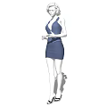 Modern Model Characters 3d model