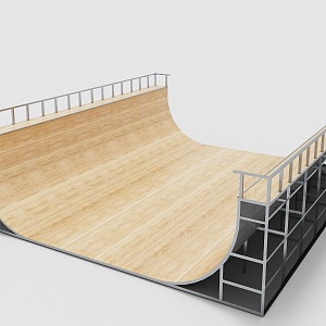 Children's Amusement Park Quality Training Skateboard Park Skateboard Park Extreme Sports Park 3d model