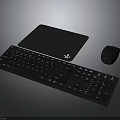 Essential Computer Accessories Keyboard Mouse And Mouse Pad Set For Office Use