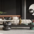 Luxury Modern Living Room Interior With Stylish Furniture