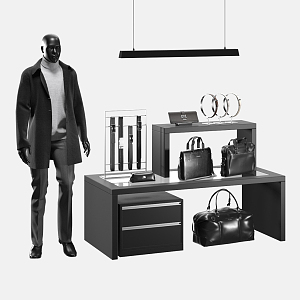 Modern Handbag Clothing Store Model Handbag 3d model