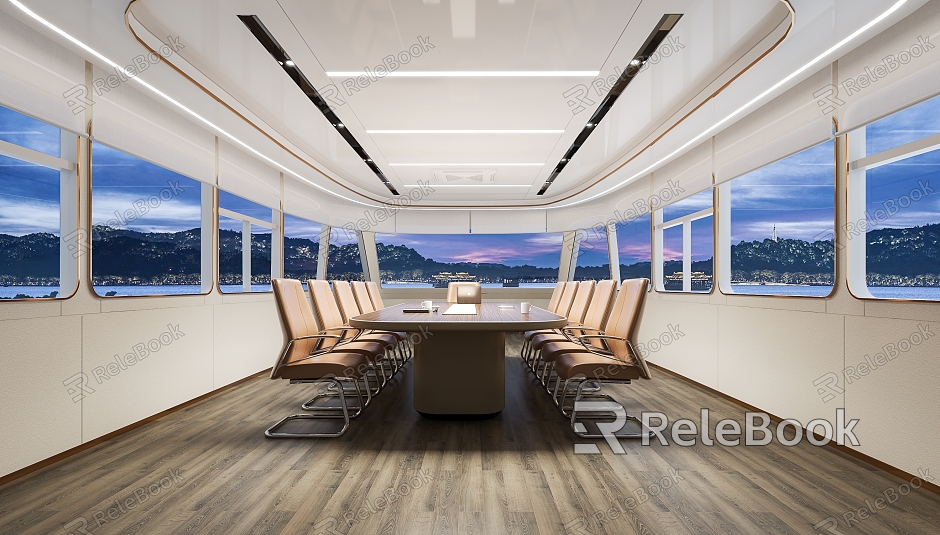 Modern Meeting Room Yacht Meeting Room model