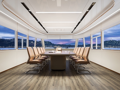 Modern Meeting Room Yacht Meeting Room model