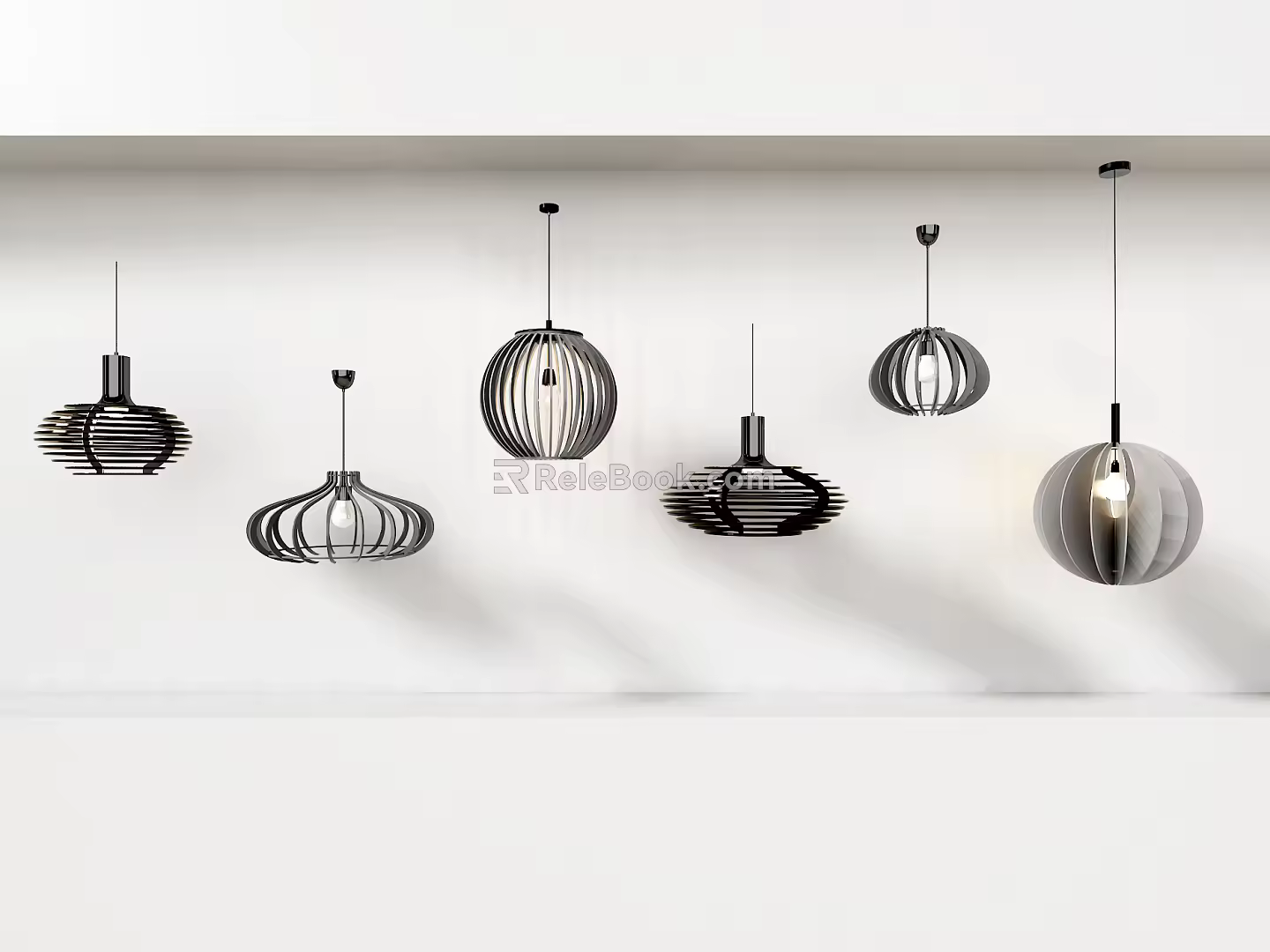 Nordic chandelier 3d model