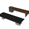 Tea Table Desk Dining Table 3d model
