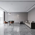 Chess and Card Room Mahjong Room 3d model