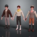 Characters Game Characters Game Characters Realistic Characters Cartoon Characters Handmade Cartoon Handmade 3d model