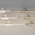 Modern Stylish Wall Lamps In White And Gold With Sleek Design For Home Decor
