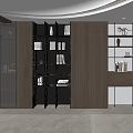 Modern Italian Bookcase 3d model