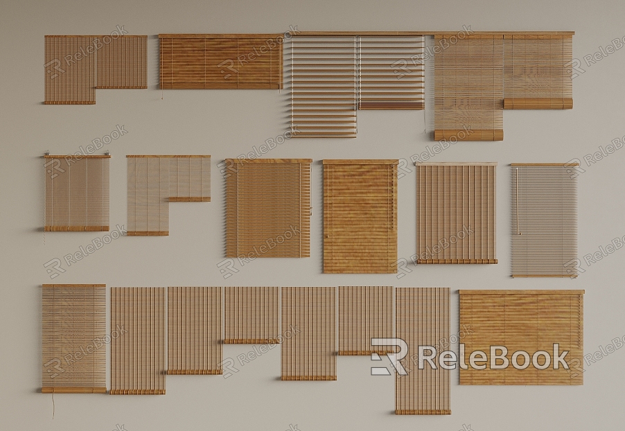 New Chinese Bamboo Blinds Venetian Blinds Roller Blinds model