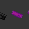 Three Different Computer Keyboards Featuring Gaming Style Design and Modern Key Layouts
