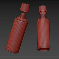 Industrial Equipment Two Lubricant Spray Cans with Red Caps for Machinery Maintenance