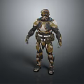 Robot Assistant Small Robot Butler Robot Butler Figure Game Figure 3d model