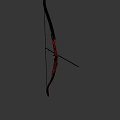 recurve bow 3d model