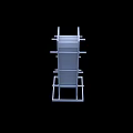 Industrial Equipment Metal Frame Structure With Multi layer Components For Industrial Applications