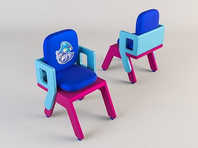 Modern Children's Chair Home Chair 3d model