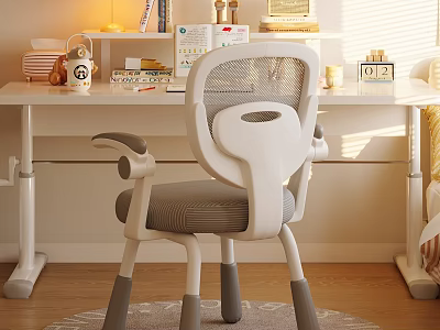 Computer Chair Study Chair Table and Chair Combination Chair Office Chair Computer Desk Study Desk Office Desk 3d model
