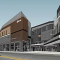 Modern Commercial Building Liu Laogen Stage 3d model