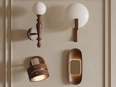 Middle style wall lamp model