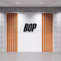 Background wall image wall 3d model