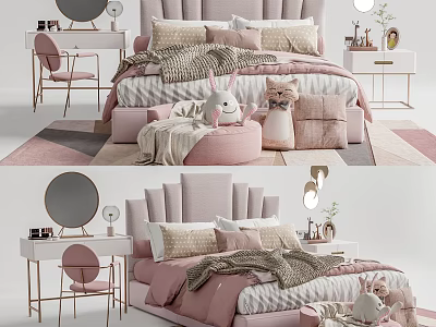 Modern Children's Bed 3d model