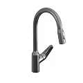 Modern Stainless Steel Kitchen Faucet With Pull Down Sprayer And Sleek Design 3d model