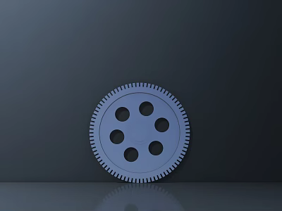 Industrial Equipment Gear Component With Precision Teeth For Mechanical Machinery 3d model