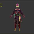 Game Movie Character In Gray Military Uniform With Helmet Belt And Boots