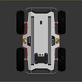 All Terrain Robotic Vehicle With Large Tires And Durable Chassis For Off Road Use