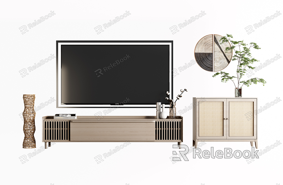 Japanese TV cabinet model