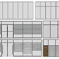 Various Modern Sliding Door Designs For Interior Space With Glass Panels