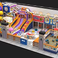 Indoor Playground With Colorful Slides Ball Pits And Fun Kids Play Areas